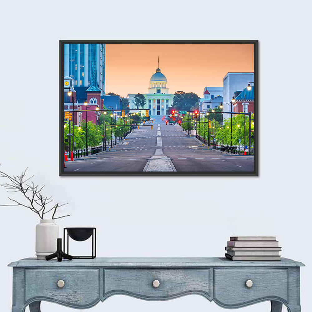 Montgomery State Capitol Wall Art in a room, landscape