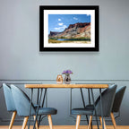 Band-e Amir Lakes and Rock Spire Wall Art