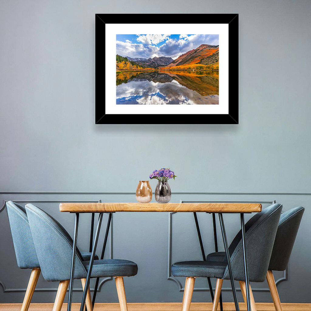 North Lake Autumn Reflection Wall Art