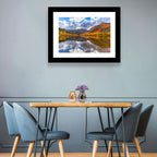 North Lake Autumn Reflection Wall Art