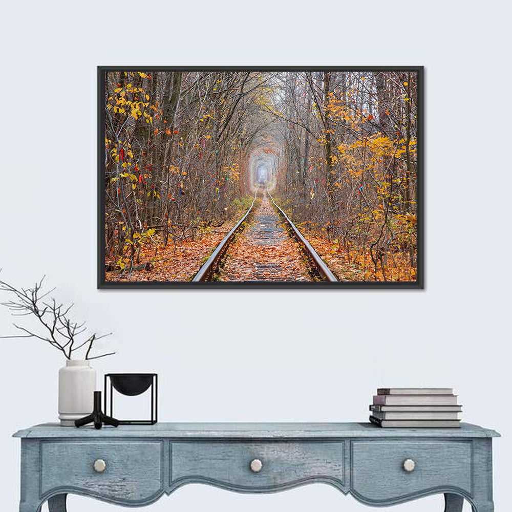 Klevan Tunnel of Love Wall Art in a room, landscape