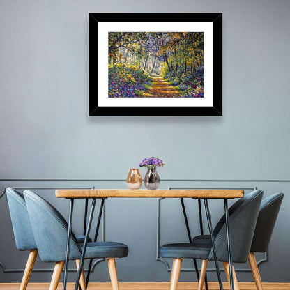 Alley Forest Pathway Wall Art