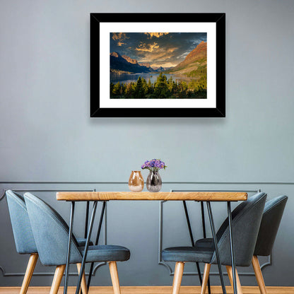 Montana Mountain Lake Wall Art