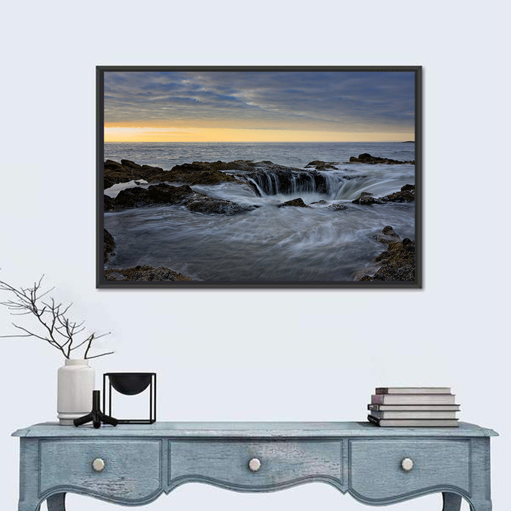 Thor's Well at Cape Perpetua Wall Art