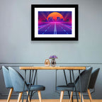 Dusk Highway Cityscape Wall Art