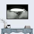 Dirigible Over Clouds Wall Art