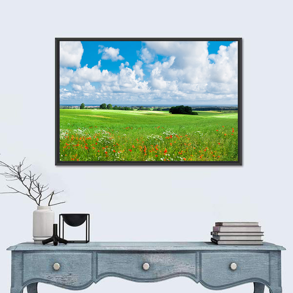 Summer Meadow with Poppies Wall Art