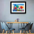 Autumn Trees at Sunset Wall Art