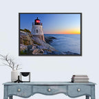 Castle Hill Lighthouse at Dusk Wall Art