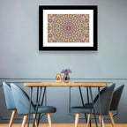Beaded Kaleidoscope Mandala Wall Art