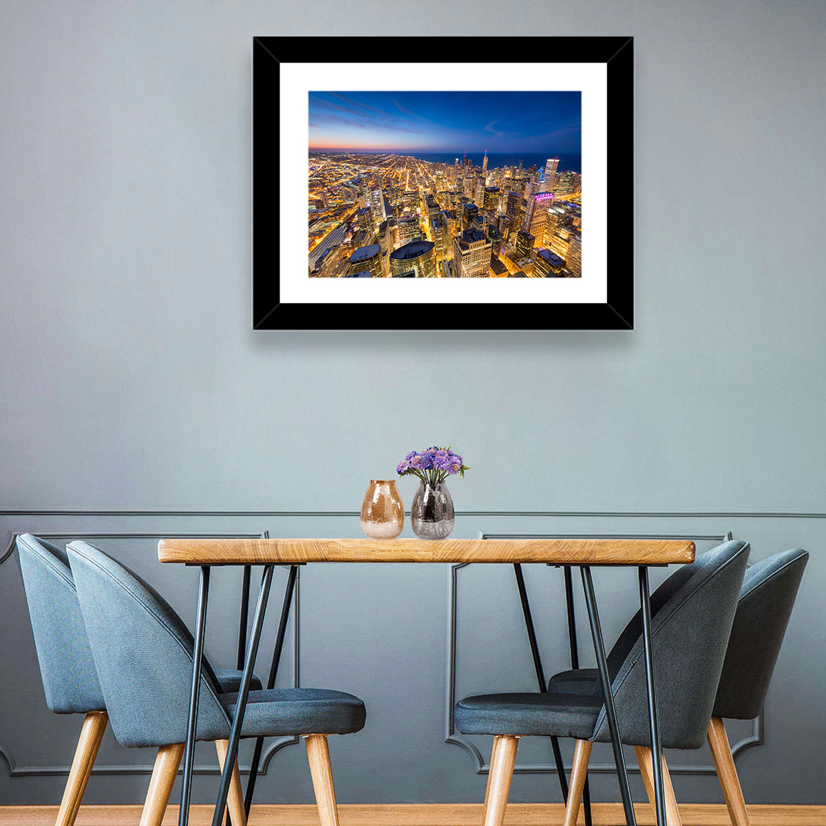 Chicago Nightscape Wall Art