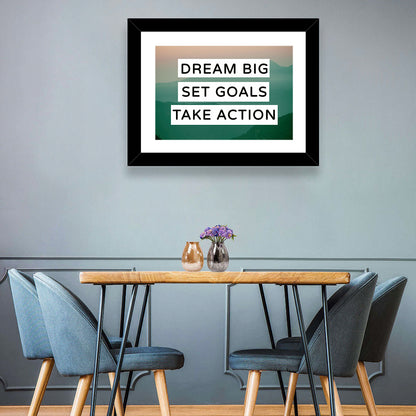 Dream Big - Set Goals Wall Art