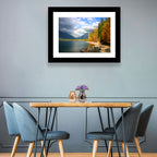 Lake Mcdonald Autumn Shoreline Wall Art