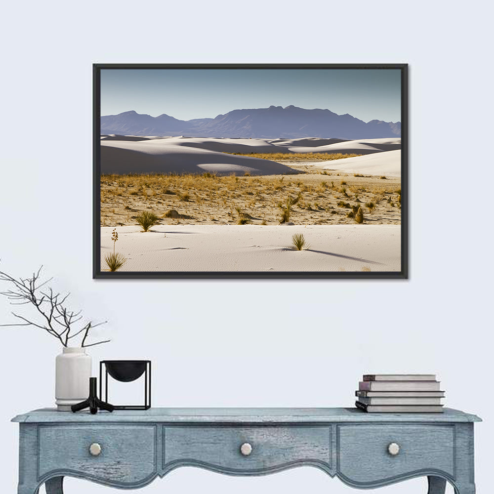 White Sands Dunes, New Mexico Wall Art in a room, landscape