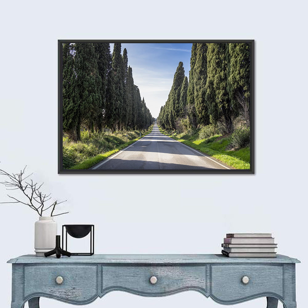 Avenue of Cypress Trees Wall Art