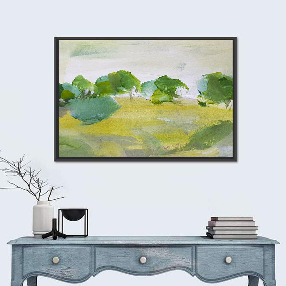 Rural Fields Abstract Wall Art
