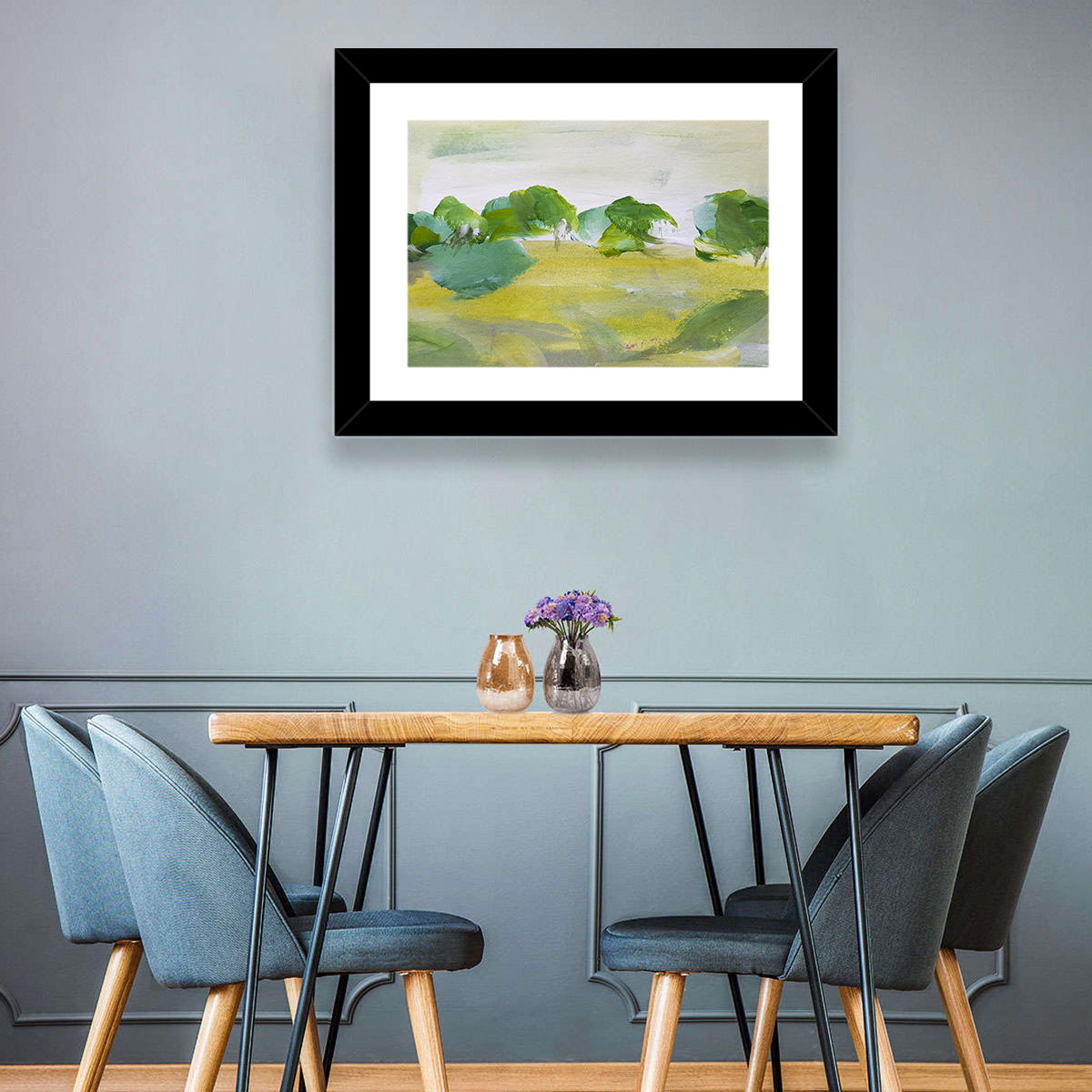 Rural Fields Abstract Wall Art
