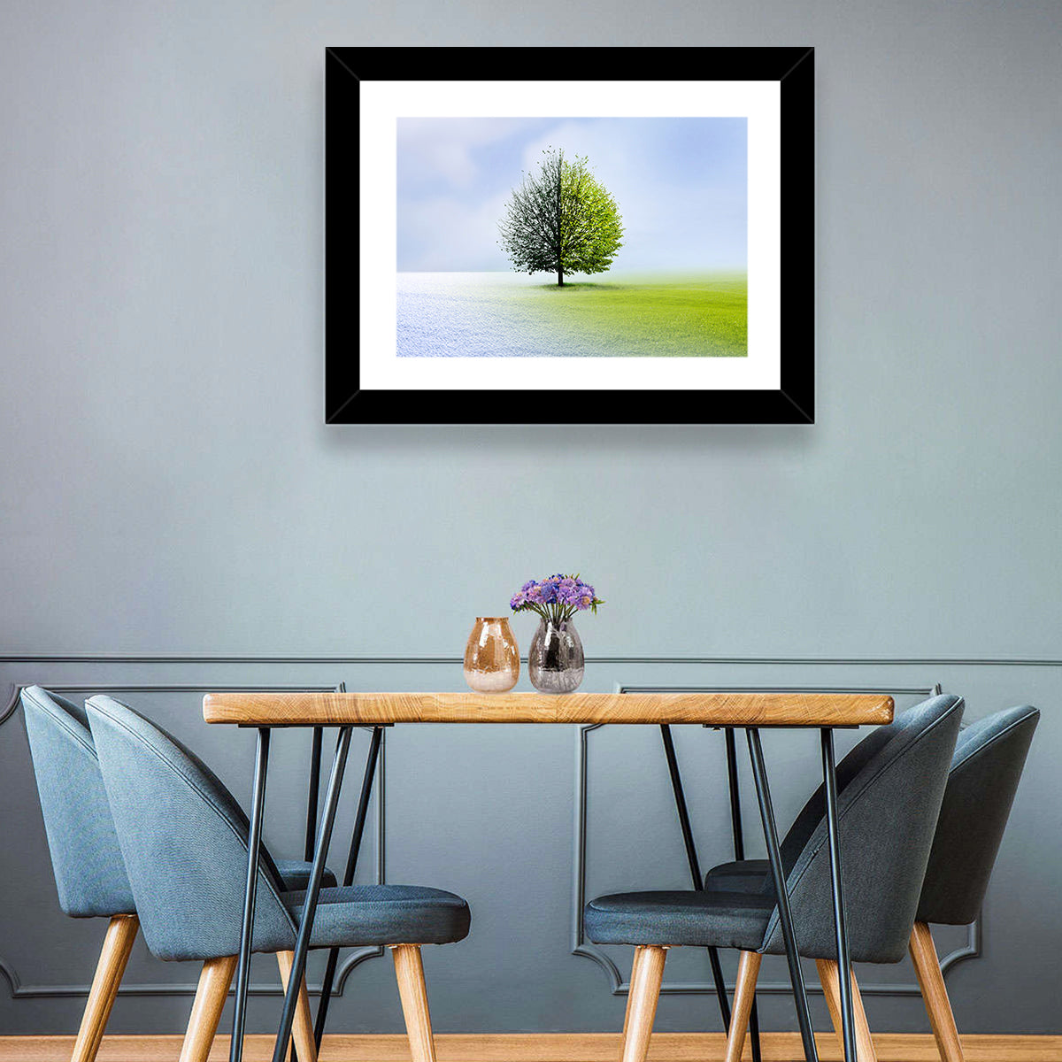 Winter To Spring Season Wall Art