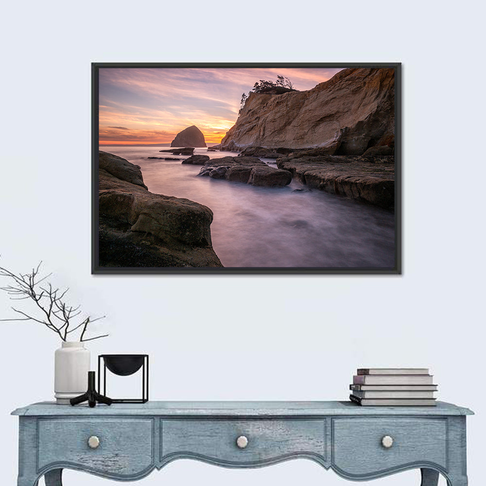 Haystack Rock at Cape Kiwanda Wall Art