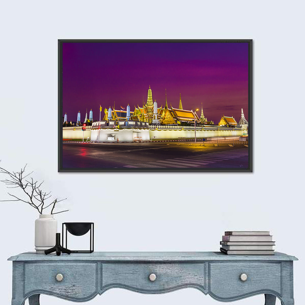 Emerald Buddha, Grand Palace Dusk Wall Art