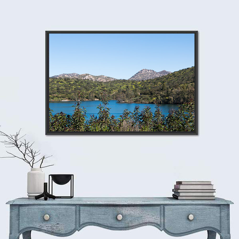 Lake Jennings Landscape Wall Art in a room, landscape