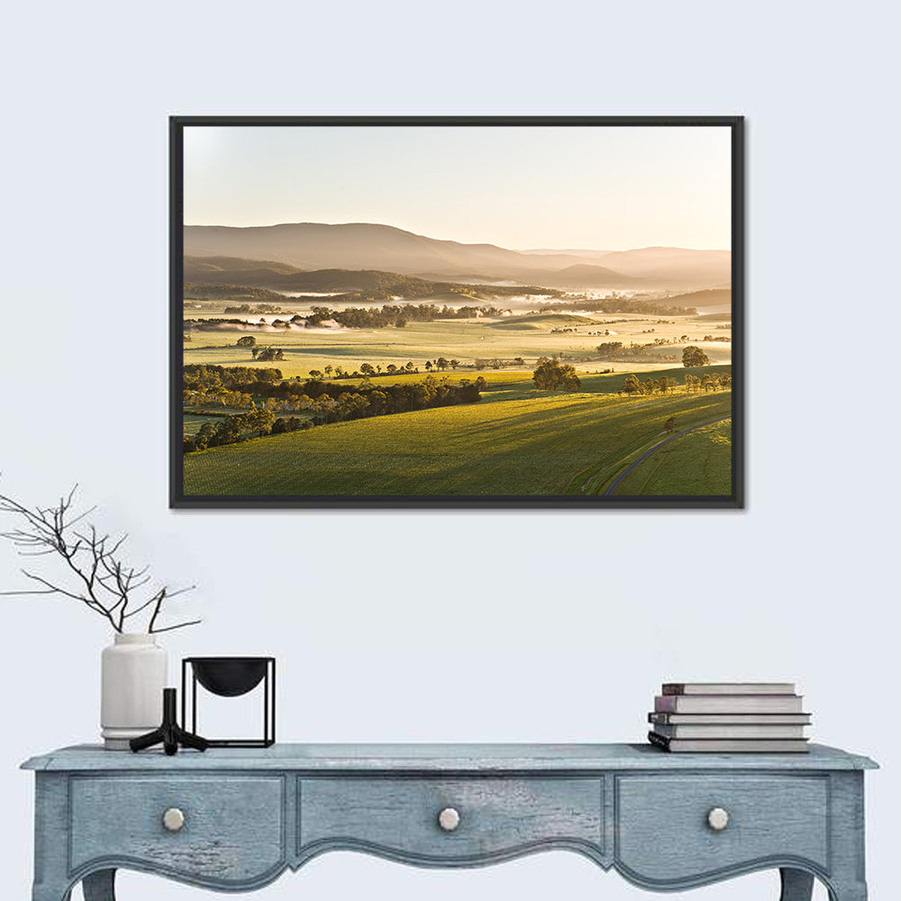 Yarra Valley Morning Mist Wall Art