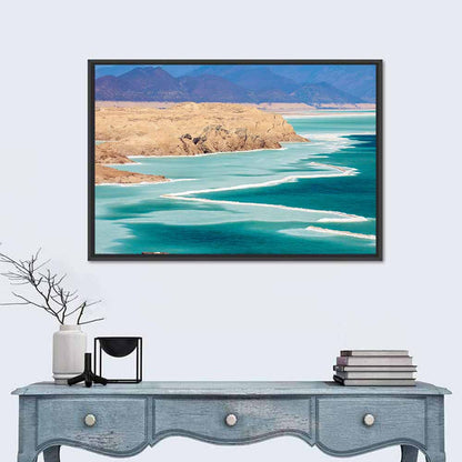 Lake Assal Coastline Wall Art
