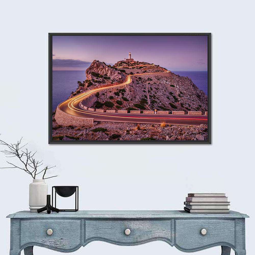 Formentor Lighthouse at Dusk Wall Art