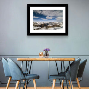 Snowy Alpine Mountains Wall Art