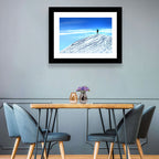 Mountaineer Summit Silhouette Wall Art