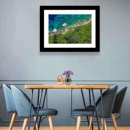 Capri Island Coast Wall Art