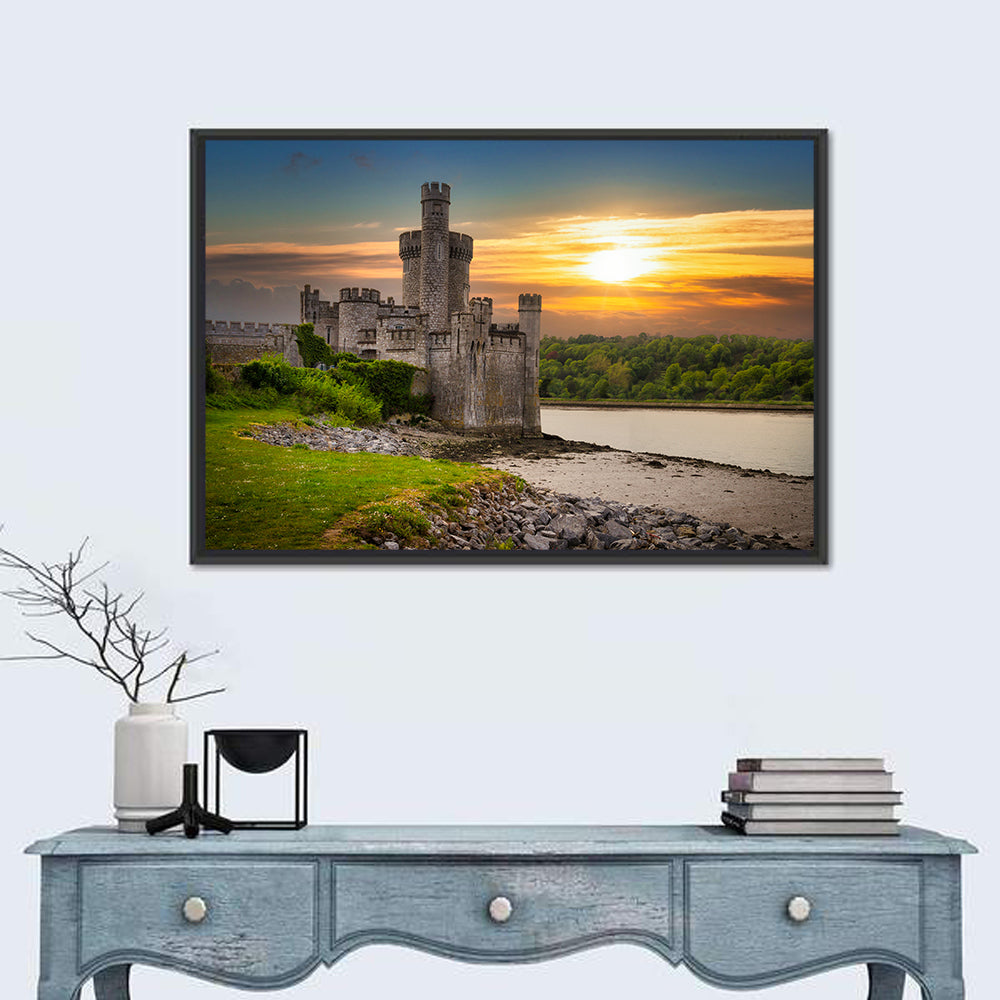 Blackrock Castle at Sunset Wall Art in a room, landscape
