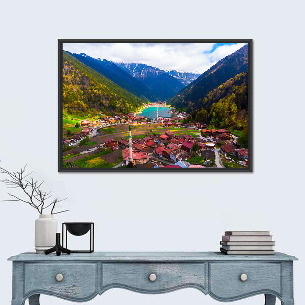 Uzungöl Village Overlook Wall Art