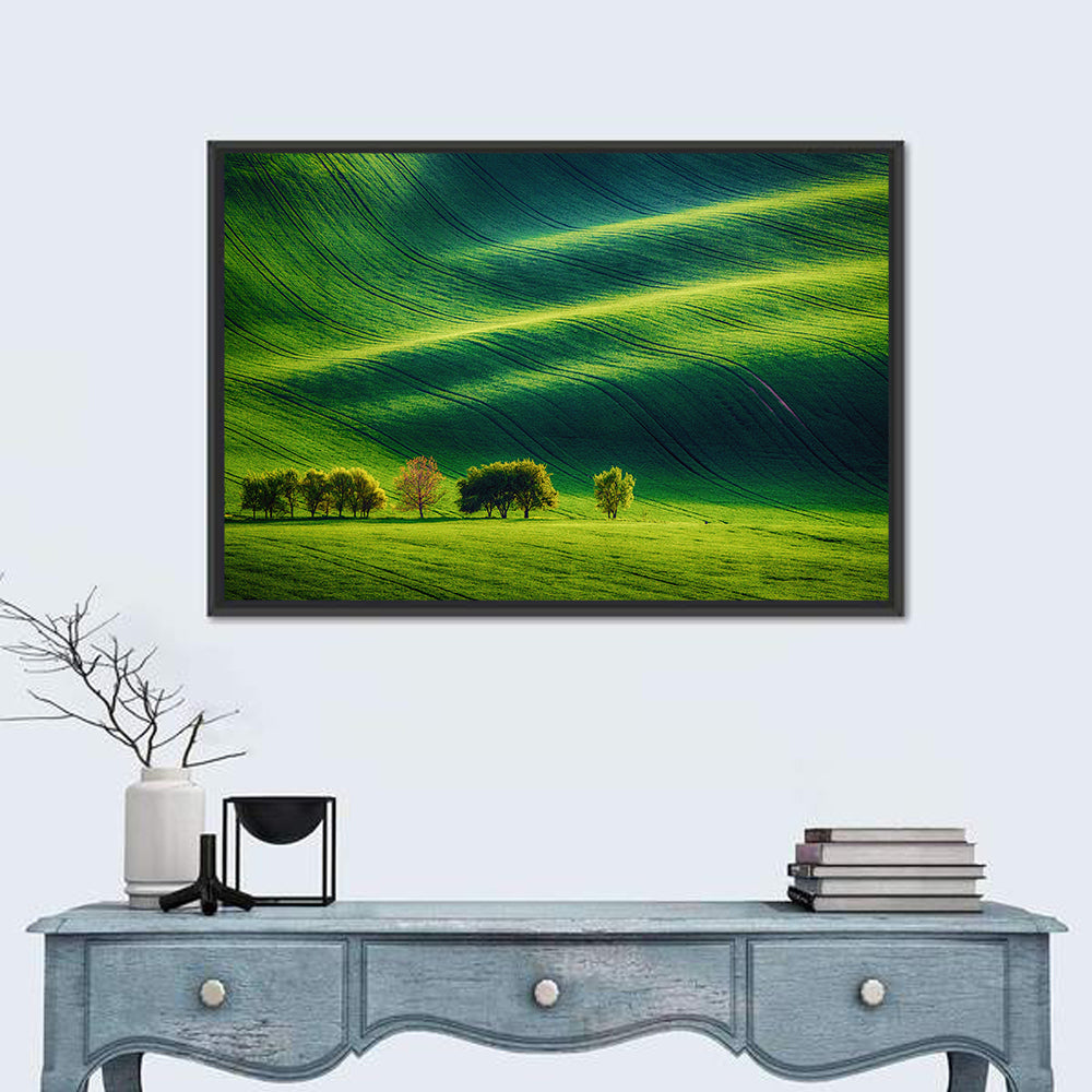 Southern Moravia Rolling Fields Wall Art