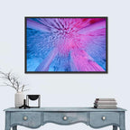 Ethereal Ice Cave Icicles Wall Art
