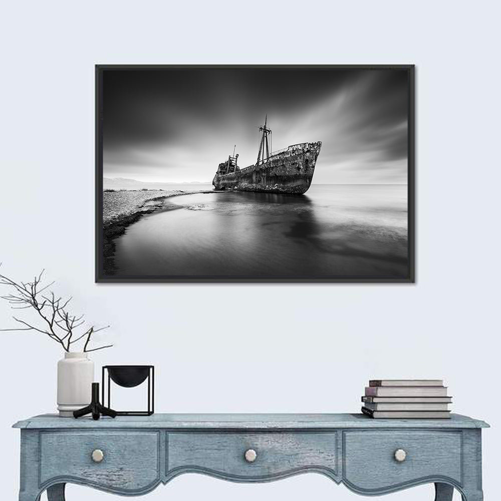 Dimitrios Shipwreck, Gytheio Wall Art