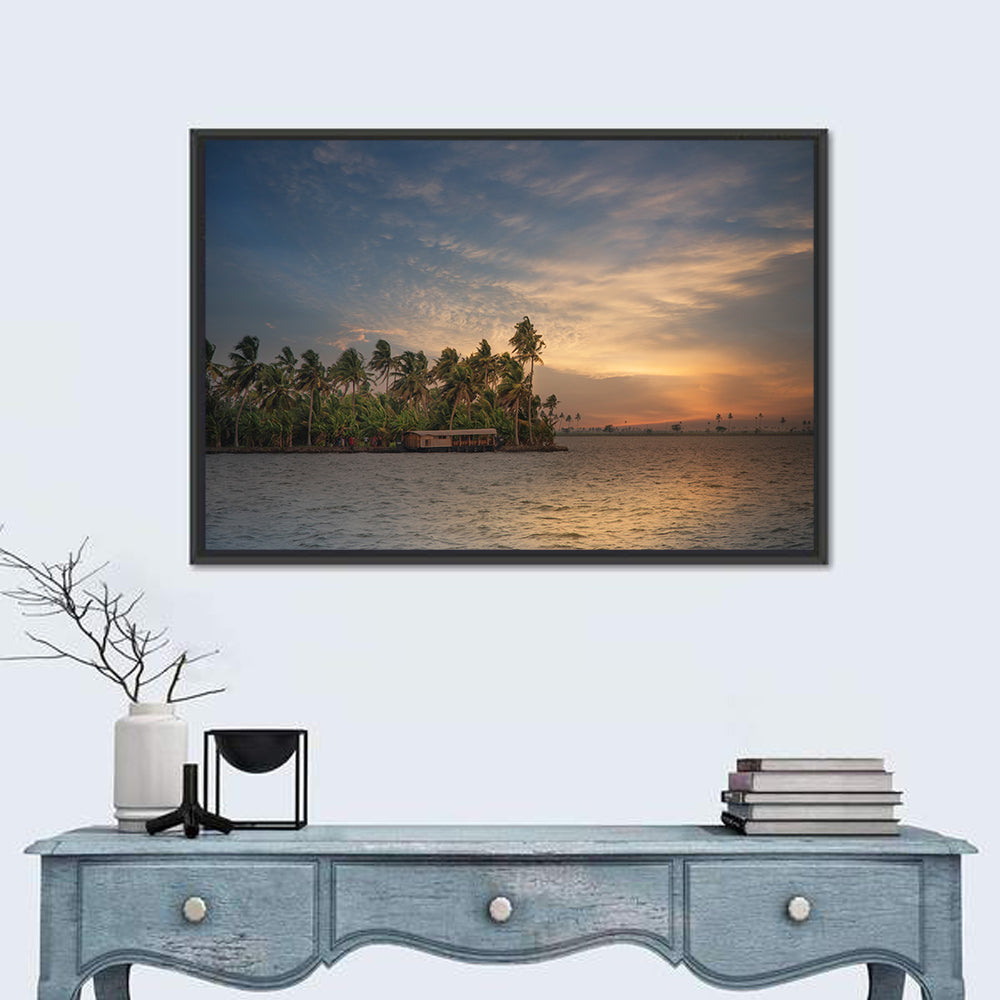 Vembanad Lake Sunset Wall Art