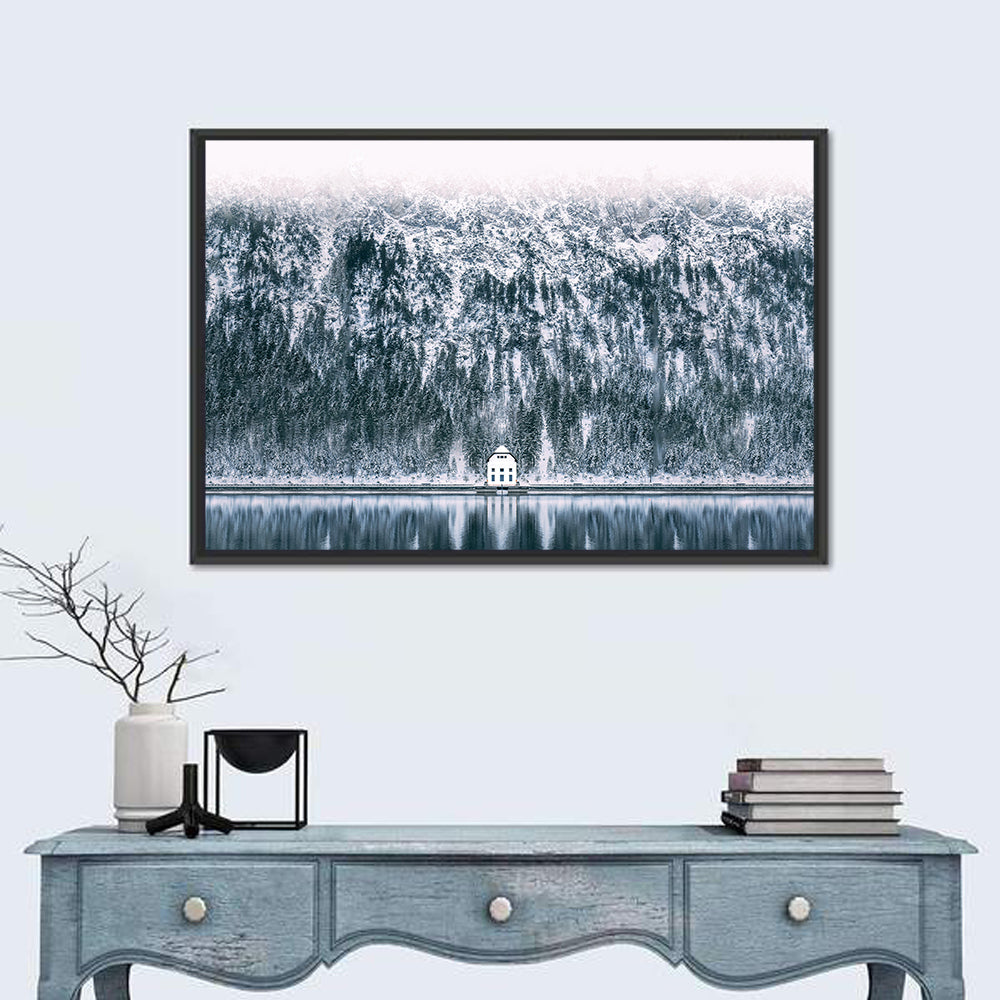 Plansee Lake Wall Art in a room, landscape