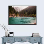 Kaindy Lake Submerged Spruces Wall Art