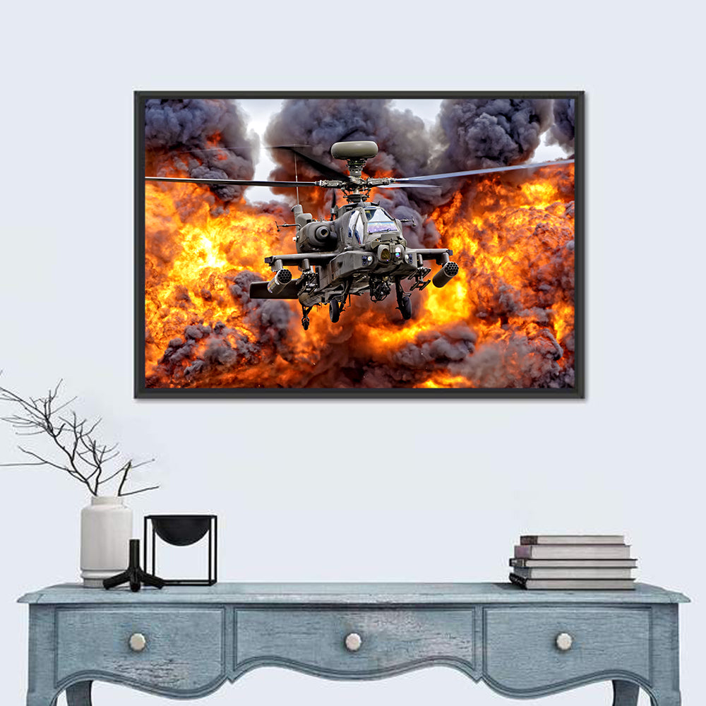 Agustawestland Apache Ah1 Helicopter Wall Art