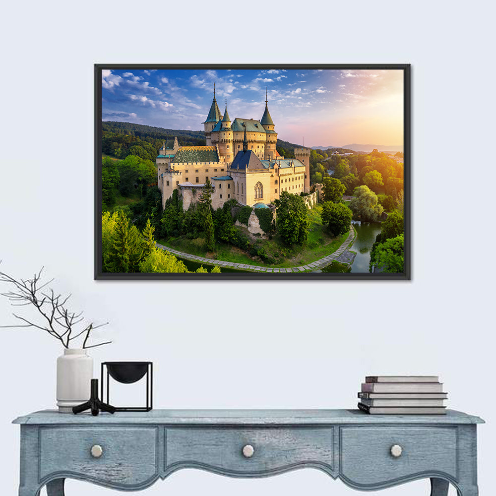 Bojnice Medieval Castle Wall Art in a room, landscape