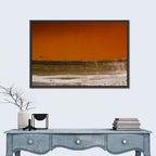 Lake Retba Aerial View Wall Art
