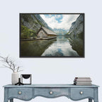 Königssee Boathouse at Obersee Wall Art