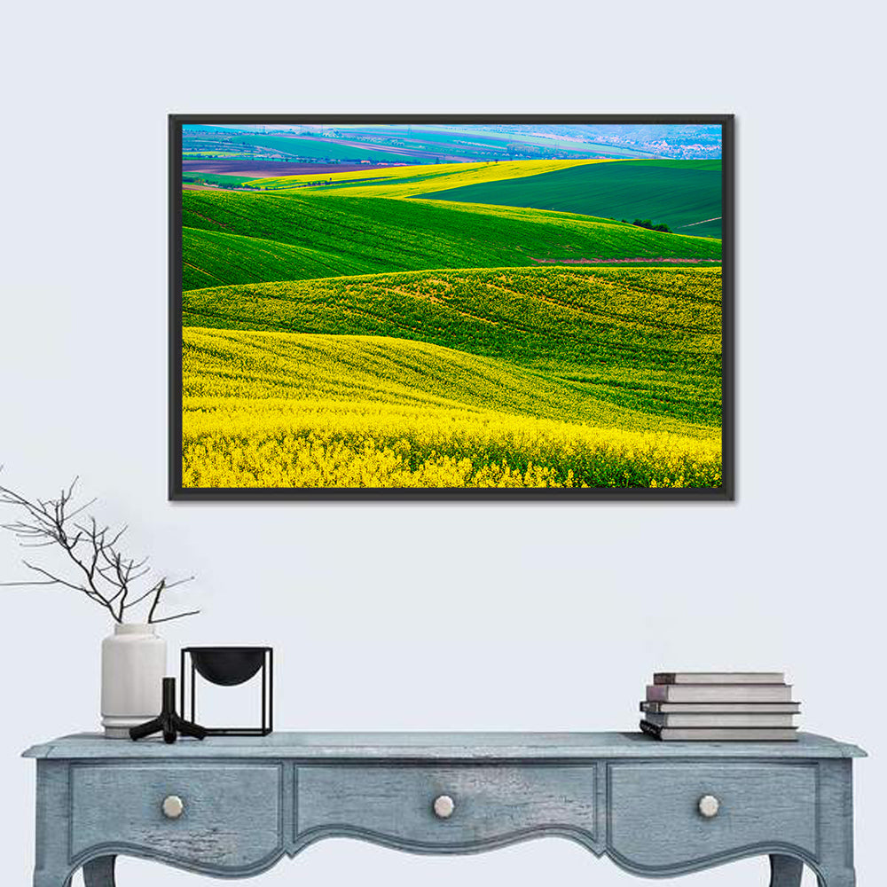 Spring Rapeseed Fields Wall Art