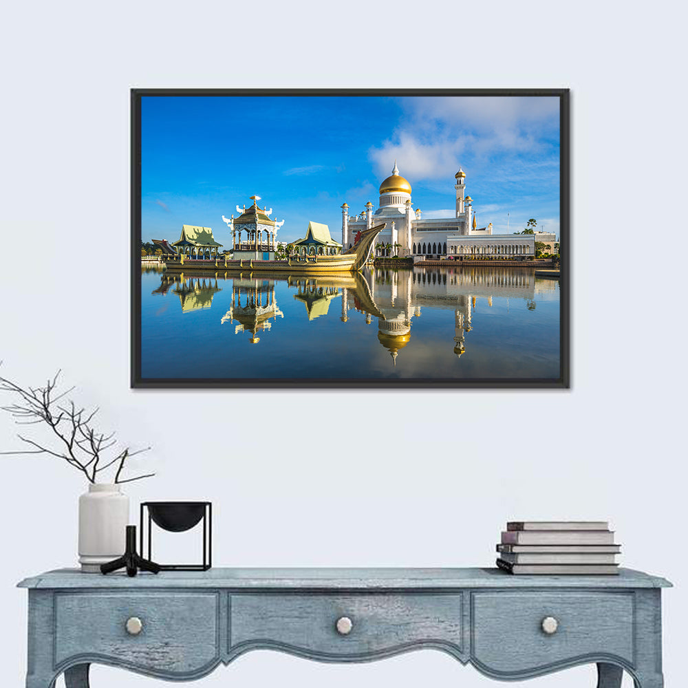 Sultan Omar Ali Saifuddien Mosque Wall Art in a room, landscape