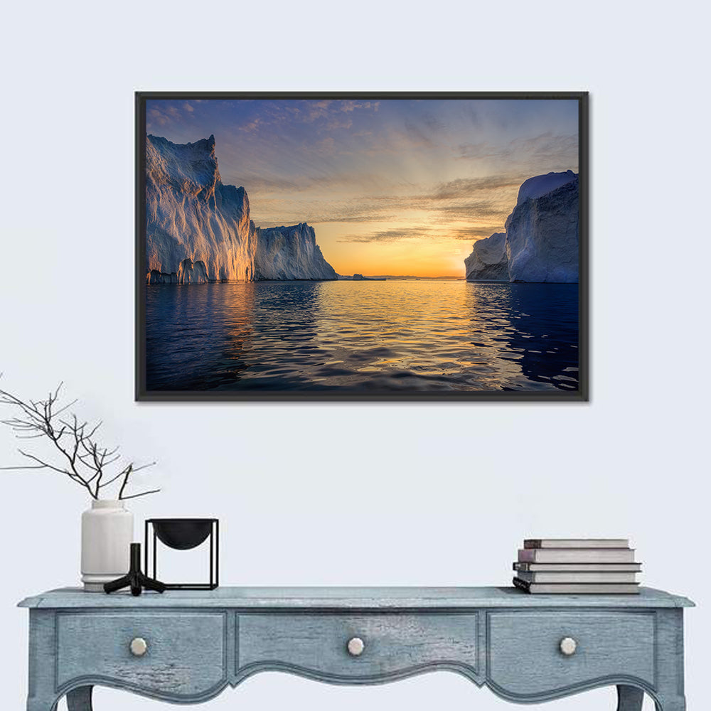 Ilulissat Glaciers, Greenland Wall Art in a room, landscape