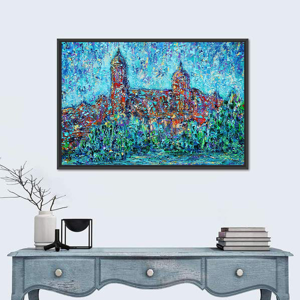 Salamanca Dual Domes Reflection Wall Art in a room, landscape