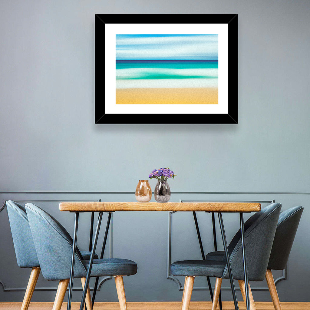 Sand and Surf Abstraction Wall Art