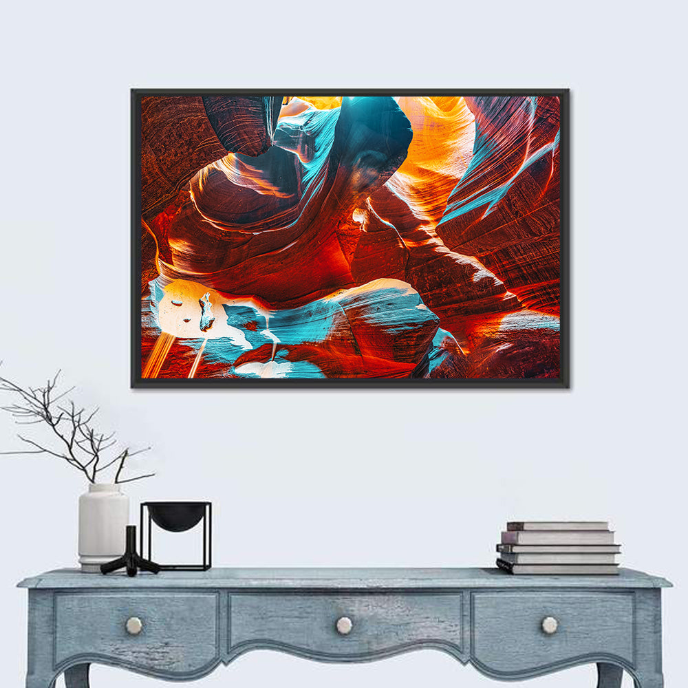 Antelope Canyon Crevice Light Wall Art