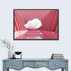 Pink Cloud Over Pool Wall Art